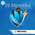 Laptop Power Cable Cord (1 Meter) BIS Certified - 3 Pin Indian Plug - Image 2