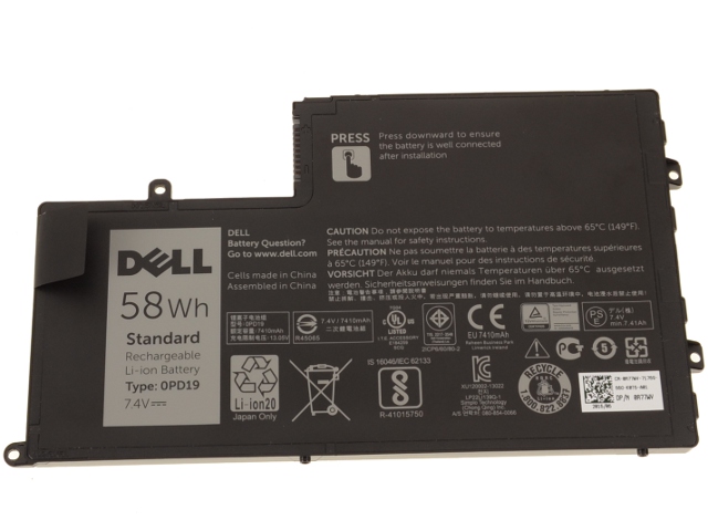 Dell TRHFF Battery for Inspiron 15 5547 5548 5545 | 11.1 V 43 Wh Replacement | Also fits OPD19 5 MD4 V