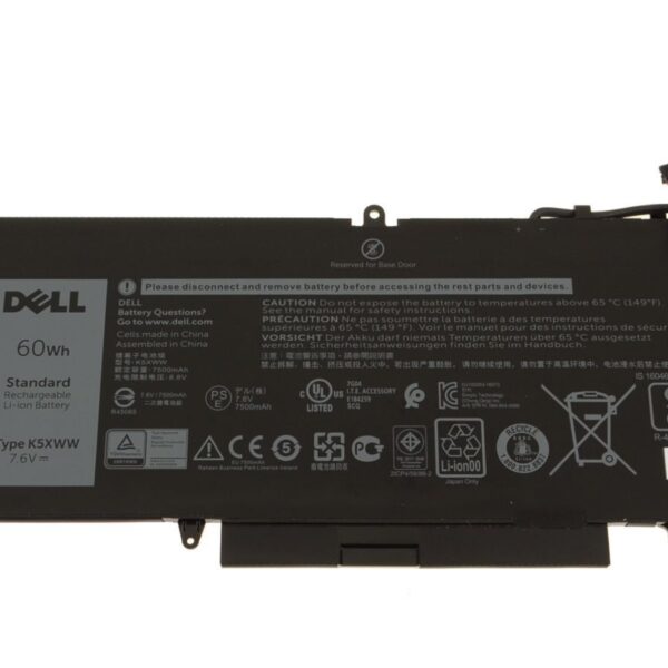 Dell K5 XWW Genuine OEM Battery for Latitude 7390 7389 5289 2-in-1 Laptops