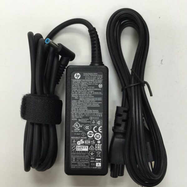 HP original 45W HP Stream 11 13 14 X2 Series Envy x360 HP ProBook 340 455 Elitebook 840 Charger AC Adapter:HP-45W BLUE PIN