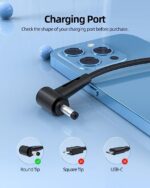 Asus 33W AC Charger Compatible with Asus Chromebook C202 C202S C202SA C202SA-YS01 C202SA-YS02 Laptop with 5Ft Power Supply Adapter Cord - Image 3