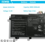 OUWEE B31N1726 Laptop Battery Compatible with Asus FX80 FX86 TUF FX504 FX504GE 48Wh(Shape-A) new - Image 2