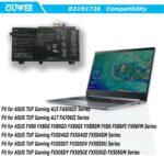 OUWEE B31N1726 Laptop Battery Compatible with Asus FX80 FX86 TUF FX504 FX504GE 48Wh(Shape-A) new - Image 7