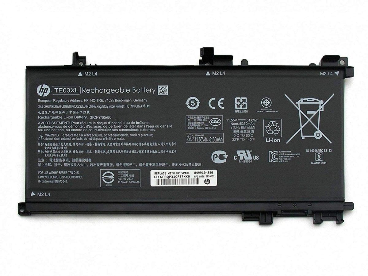 HP TE03XL battery for Pavilion 15-BC000 OMEN 15-AX000 Series Notebook-- MPN:TE03XL