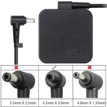 Asus 45W 19V 2.37A ADP-45ZE B Laptop Charger (4.5mm*3.0mm) Power Cable Included - Image 2
