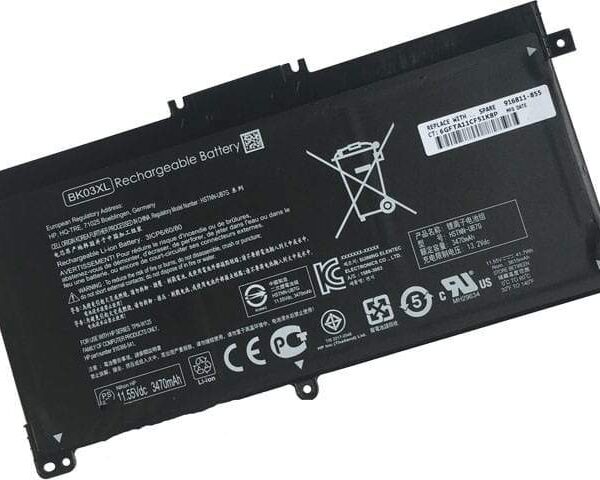 11.55V 41.7Wh HP original BK03XL Laptop Battery for HP HSTNN-UB7G TPN-W125 916366-541 916811-855 BK03041XL-PR Laptop Tablet-- MPN: BK03XL