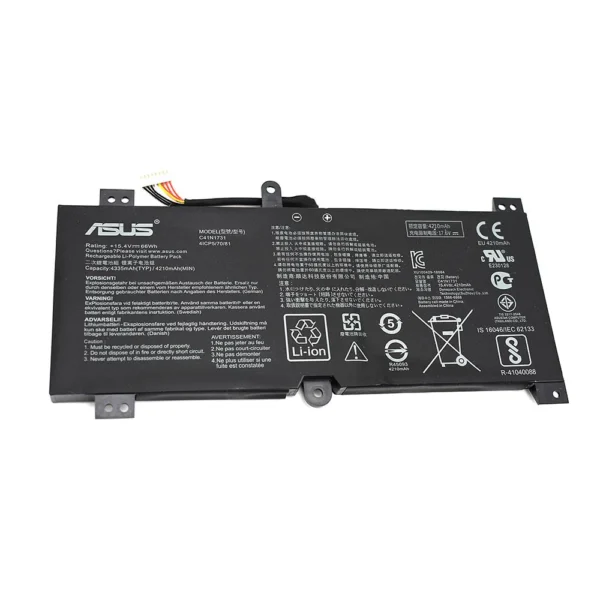 Original C41N1731 Asus ROG Scar II GL504GV-ES015T, ROG Strix HERO II G515GV-ES070R G715GW Laptop Battery