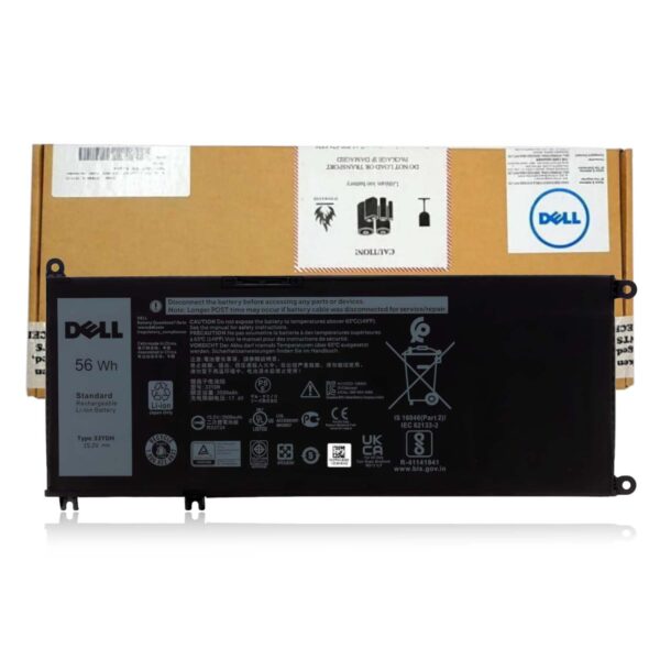 Dell 33 YDH 56 Wh 15.2 V Laptop Battery for Inspiron 7577 G5 5587 G7 7588