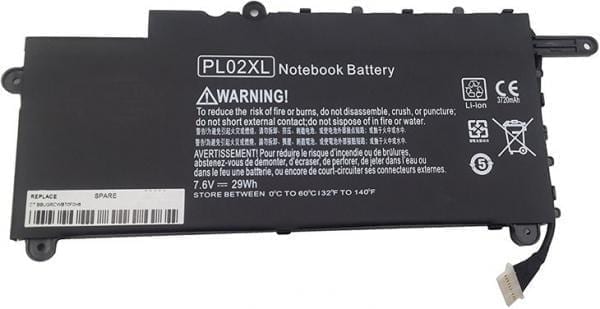 HP Pl02Xl battery HP original for Pavilion 11 X360 Pavilion X360 11-N010dx, X360 310 G1 PL02XL 751681-421-- MPN: Pl02Xl