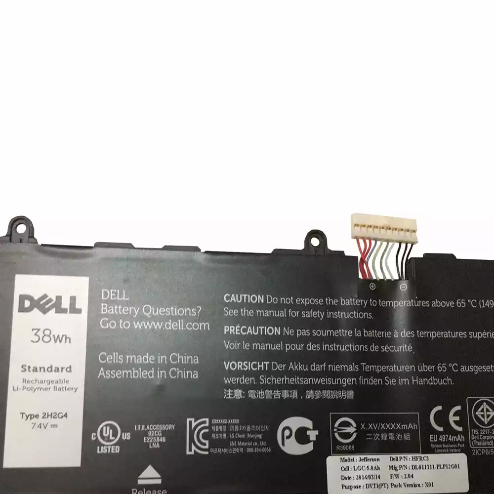 Dell Venue 11 Pro 7140 Battery Replacement | 38 Wh 7.4 V | Part 2 H2 G4 HFRC3