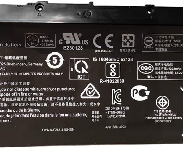 SR03XL Battery for Hp Pavilion 15-cx0000 HSTNN-DB8Q L08934-2B1 SR03052XL HSTNN-DB8Q