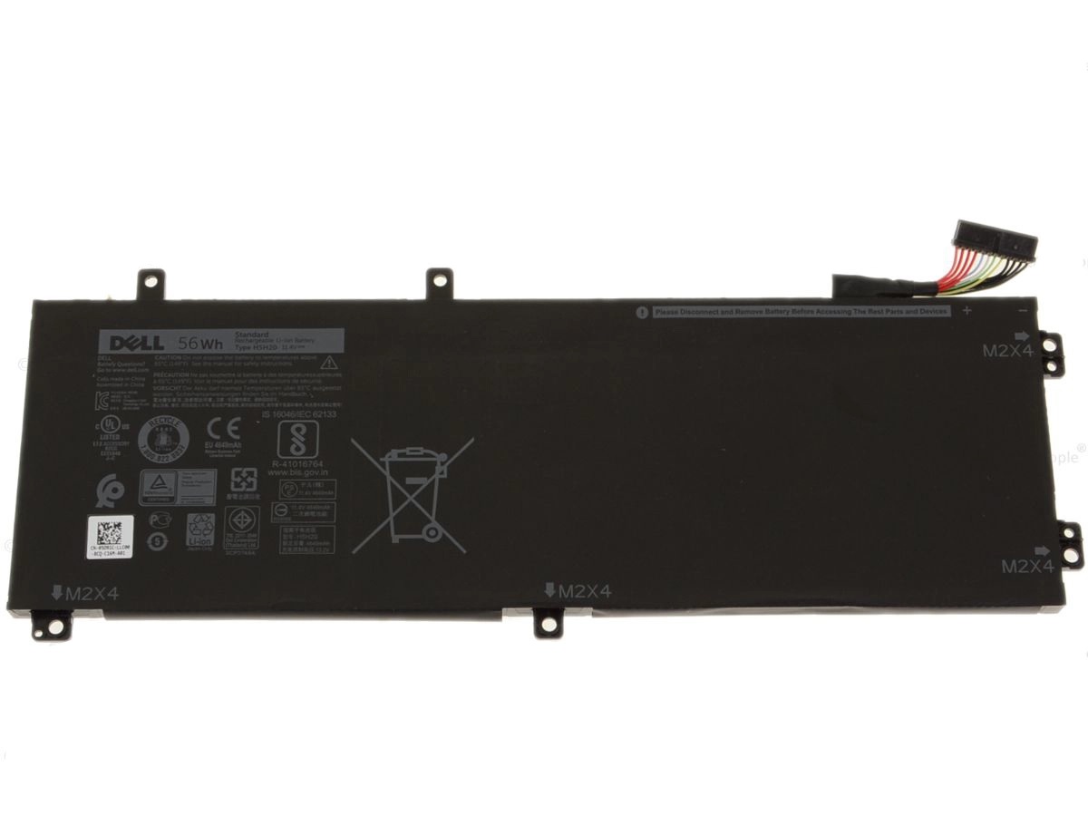 Dell Original H5 H20 56 Wh Battery for XPS 15 9560 9570 & Precision 5530 Laptops