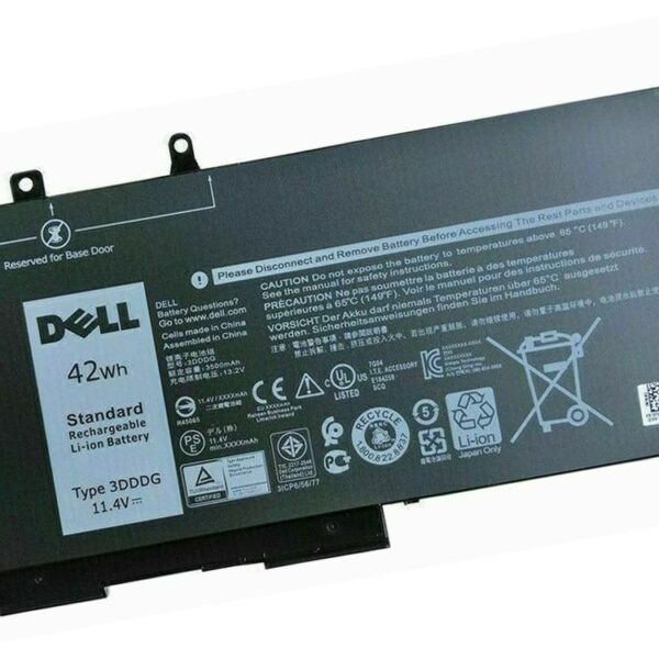 Dell 3VC9Y 3DDDG D4CMT battery for Latitude 5280 5290 5480 5490 5495 5580 5590 51Wh 3 Cell