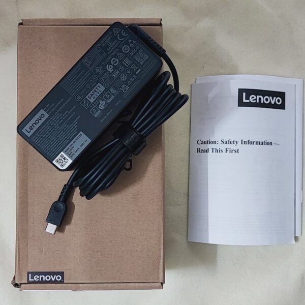 Lenovo Thinkpad 65 W 20 V 3.25 A Type-C USB AC Adapter (adlx65ydc2a)(With Power Cable) -- MPN: Lenovo 65W Type-C
