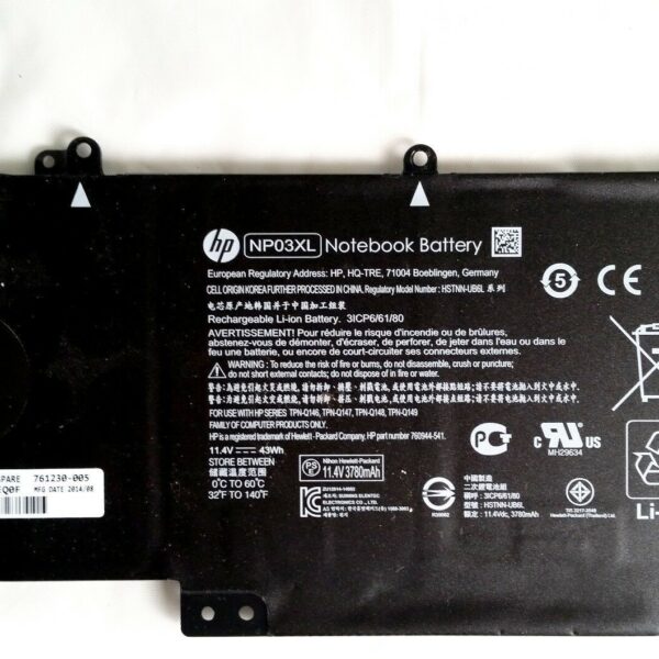 HP original HP NP03XL Laptop Battery