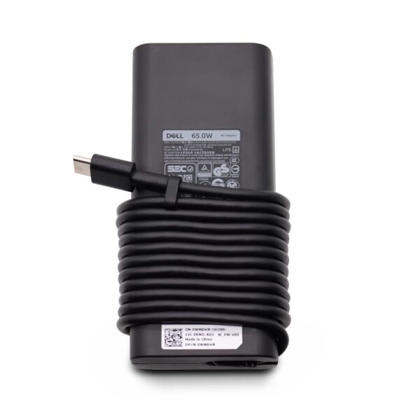 Dell Original 65 W USB-C Adapter 2 YK0 F for Latitude 5290 7390 7400 Laptops