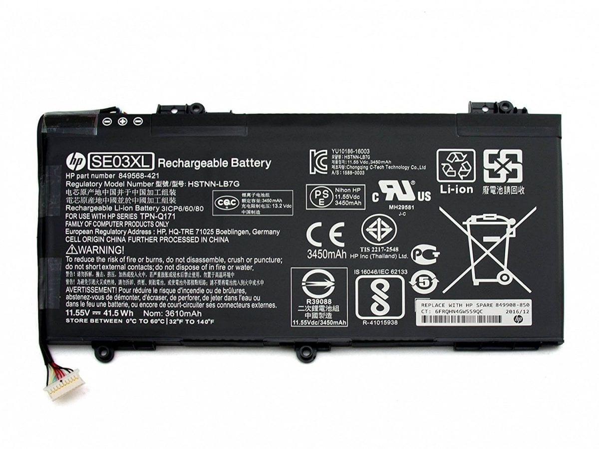 Hp SE03XL battery for HP HSTNN-LB7G HSTNN-UB6Z TPN-Q171 849568-421 849908-850
