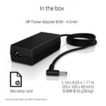 HP HP original 65W 4.5mm Pin Laptop Charger Adapter for Pavilion 15-p2 Series(With Power Cable) MPN:HP 65W Bluetip - Image 5